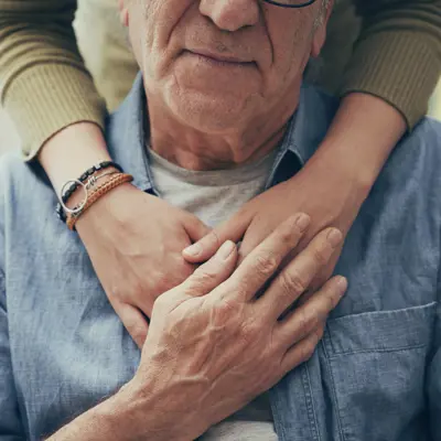 Older man with dementia